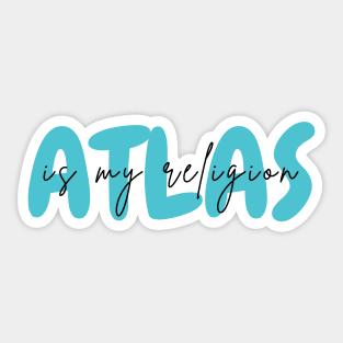 Colleen Hoover : Atlas is my religion Sticker